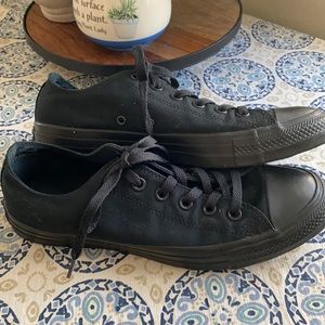 All Black Converse Chucks